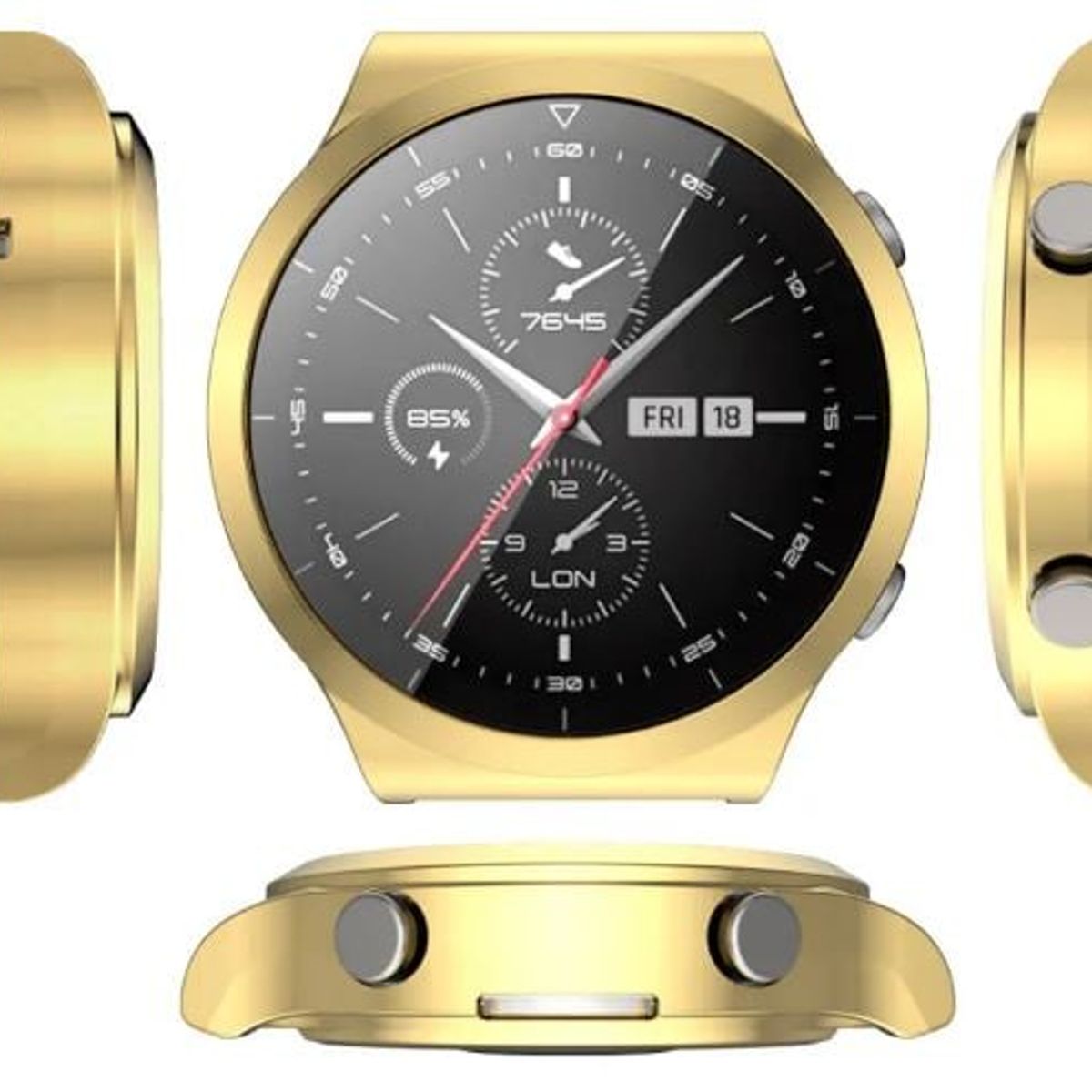 GENERICO - Case BUMPER PARA WATCH GT3 pro con Vidrio