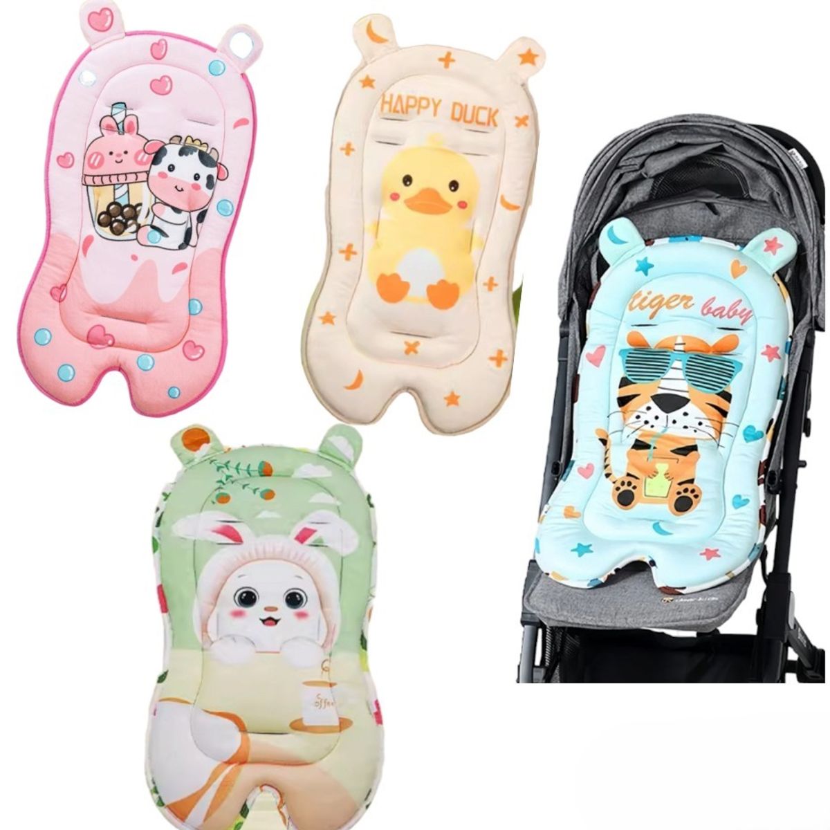 GENERICO - Cojín de coche - bebes - conejo