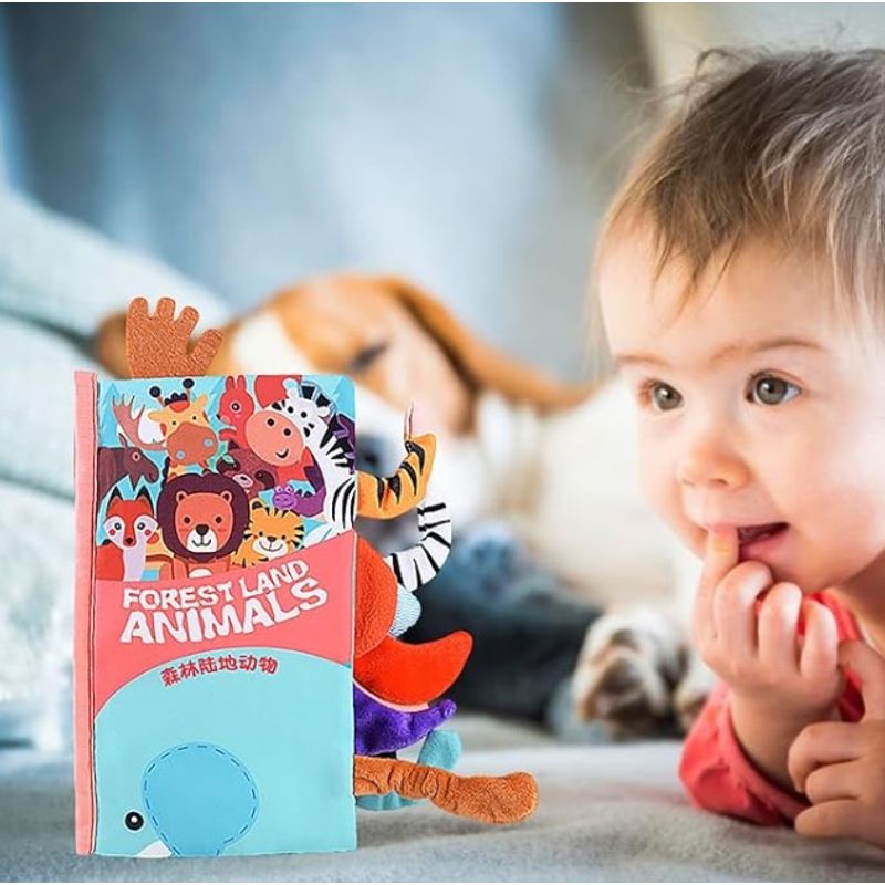 GENERICO - Libro de estimulación sensorial didáctico - Selva