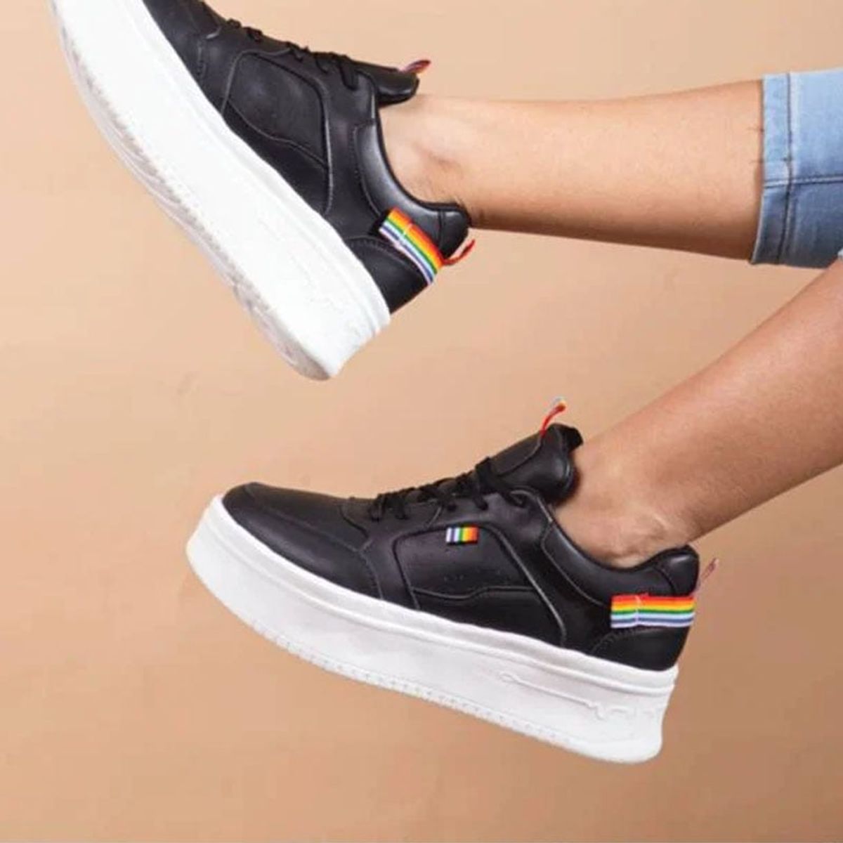 GENERICO - Zapatilla Mujer Yomar Casual Arcoiris