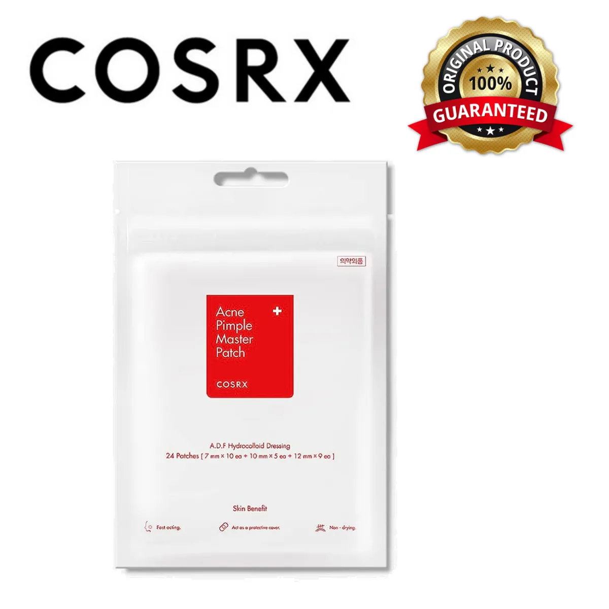 COSRX - COSRX 24 Parches acne elimina granos parche acné