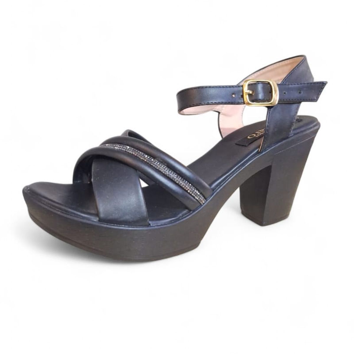 GENERICO - Sandalia Mujer Yomar Brillo Taco 7 Plataforma 3