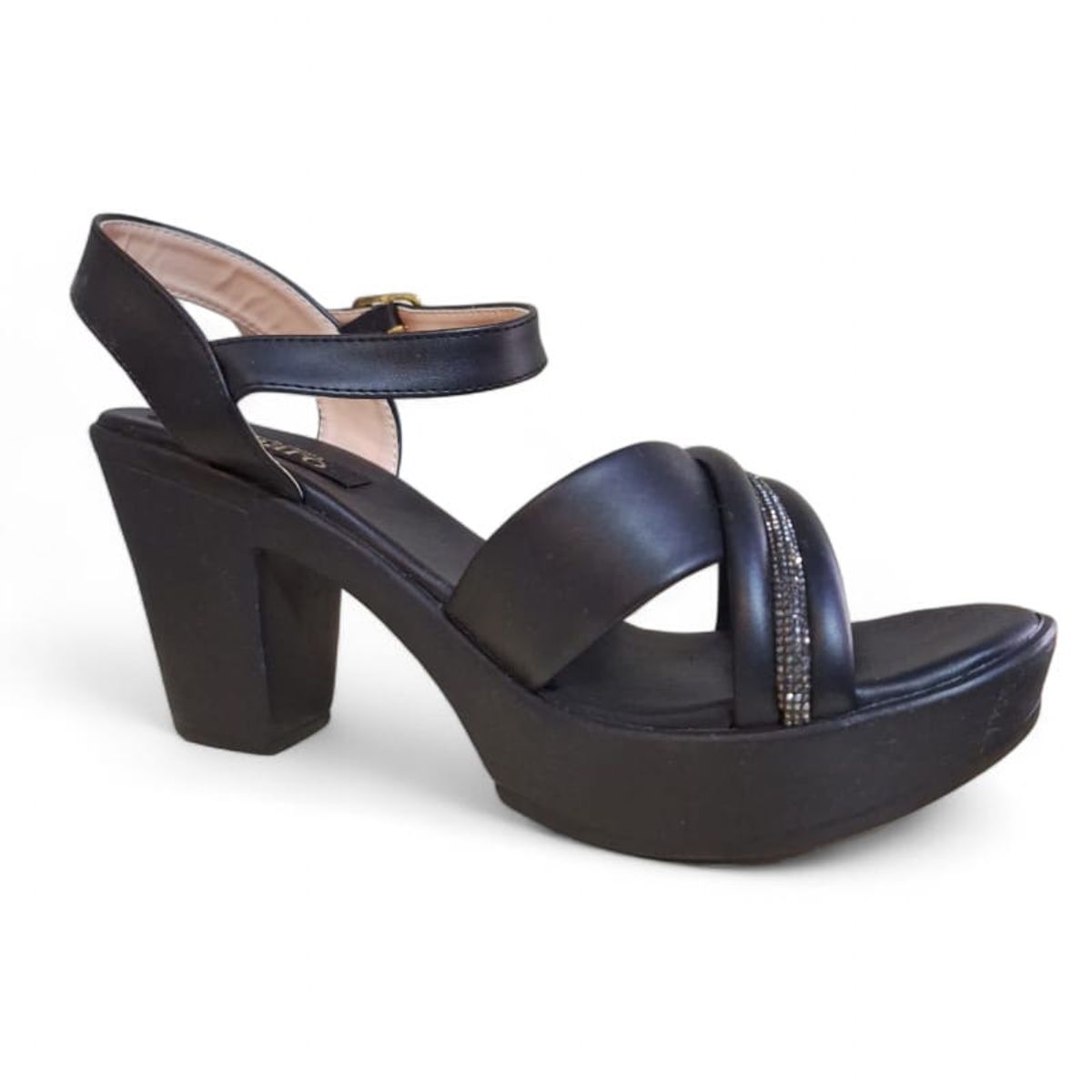 GENERICO - Sandalia Mujer Yomar Brillo Taco 7 Plataforma 3