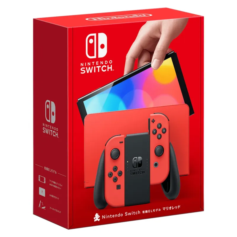 NINTENDO - Consola de videojuegos Nintendo Switch OLED Mario Red JP