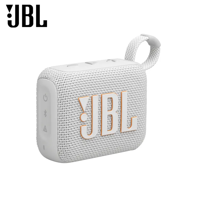 JBL - Parlante JBL Go 4 Blanco Bluetooth Tecnología Auracast Hasta 7 Horas