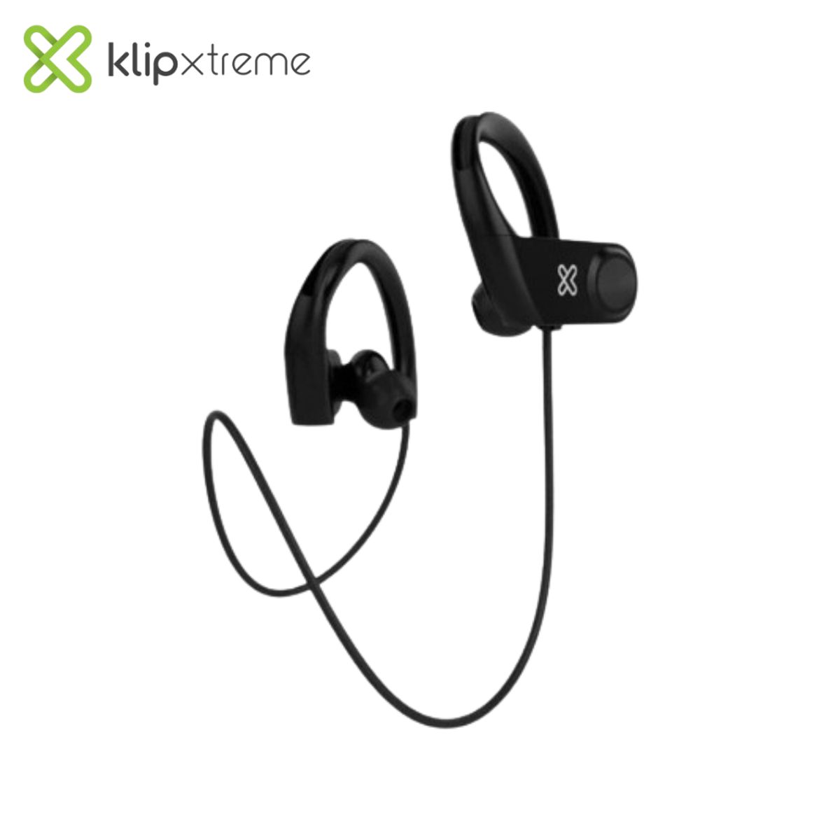 KLIP XTREME - Audífono Klip Xtreme Dynamik Negro Bluetooth Deportivos Hasta 16 Horas