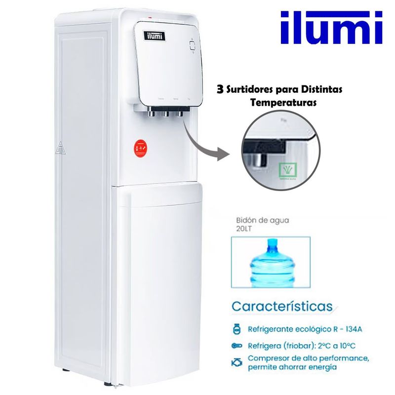 ILUMI - Dispensador  De Agua ILUMI  CH-06 BLANCO
