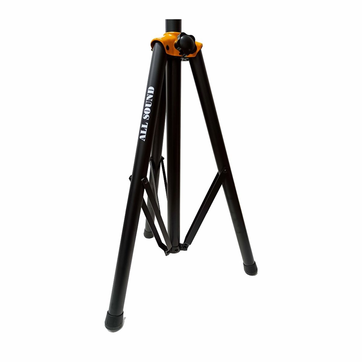 ALL SOUND - PEDESTAL PROFESIONAL M6A PARA PARLANTE CON UNION AMARILLO