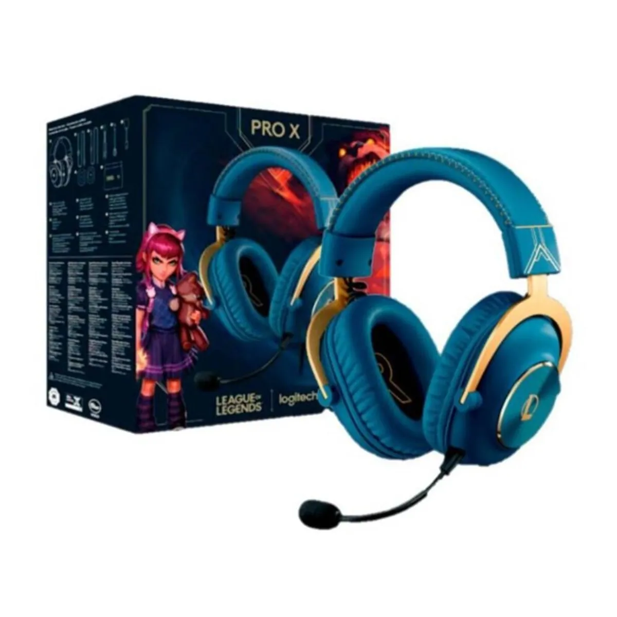LOGITECH - AUDIFONO GAMER LOGITECH G PRO X LOL 2 (981-001105) EDICION L