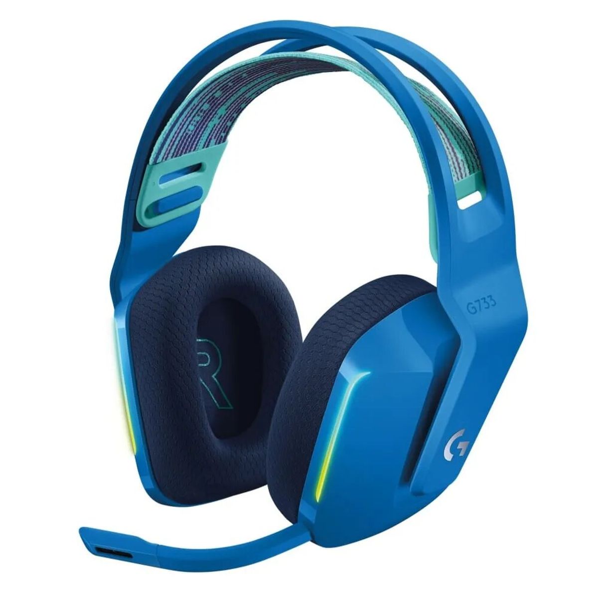 LOGITECH - AUDIFONO GAMER LOGITECH G733 LIGHTSPEED  981-000942  AZUL