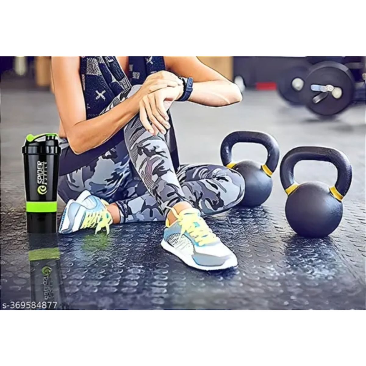 TODO FIT - Shaker Tomatodo Batidor Manual de Proteínas y batidos Verde