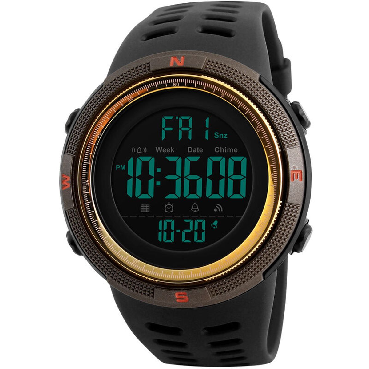SKMEI - Reloj De Goma Skmei 1251 Deportivo Force