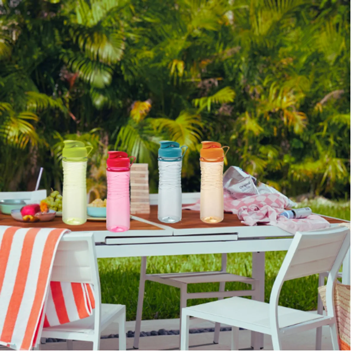 RUBBERMAID - Botella de Tritan Rubbermaid Chug Ring 591ml Verde