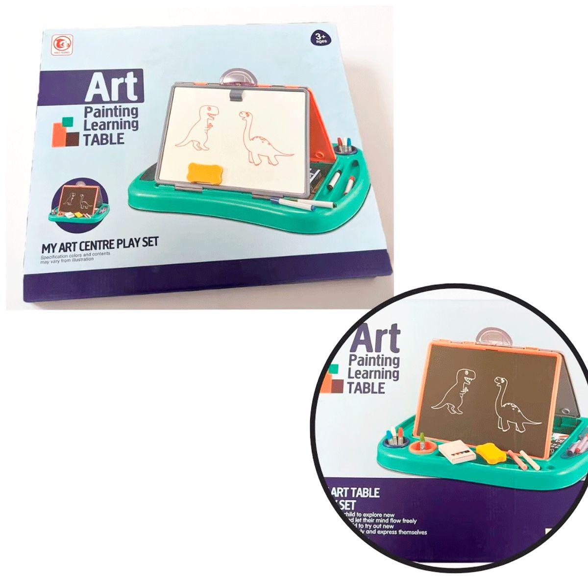 GENERICO - PIZARRA 2 EN 1 Y ACCESORIOS