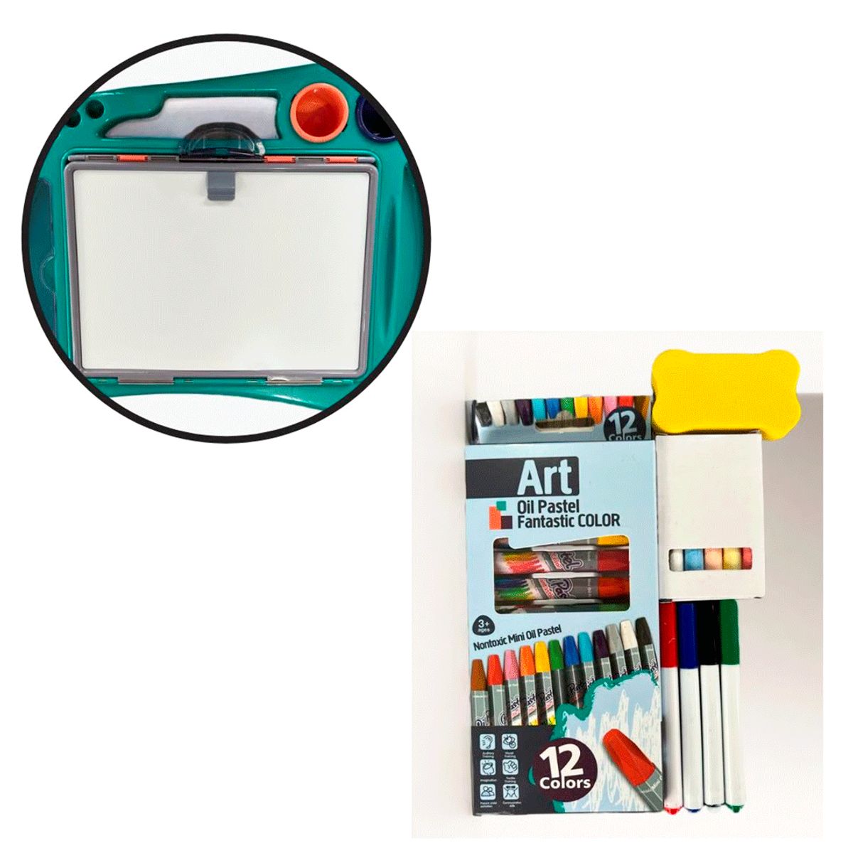 GENERICO - PIZARRA 2 EN 1 Y ACCESORIOS