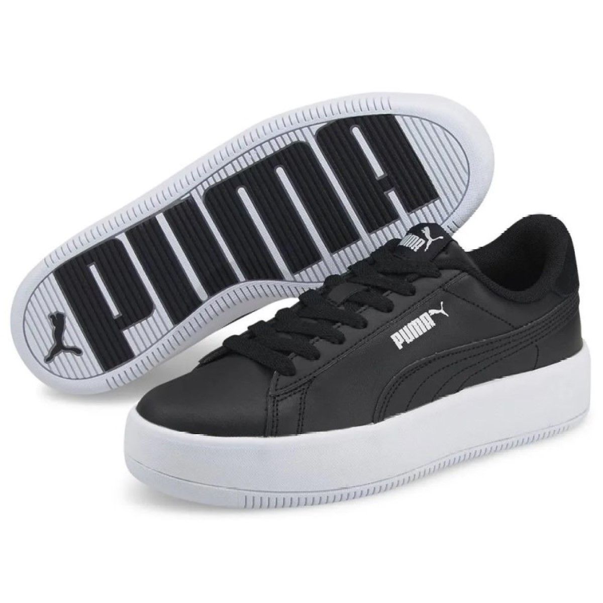 PUMA - Zapatilla Puma Lily Platform L 384617 02 Negro para Mujer