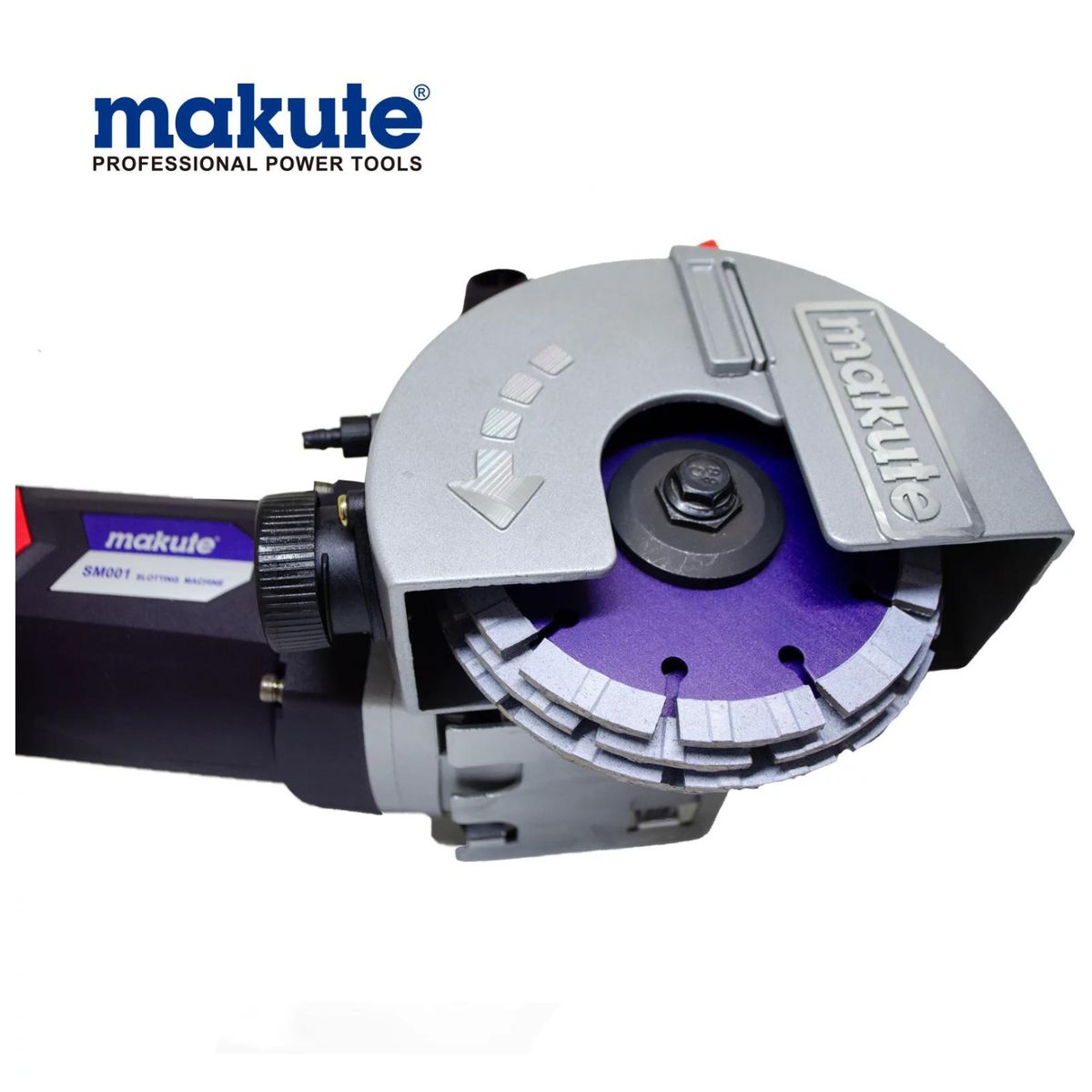 MAKUTE - Ranurador De Concreto 2400w Incluye 5 Discos Makute