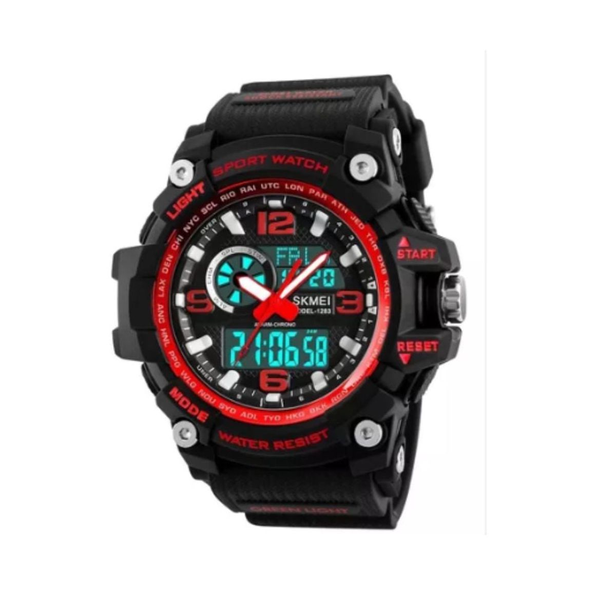 SKMEI - Reloj Sport Dual Timer 1283 Bicolor