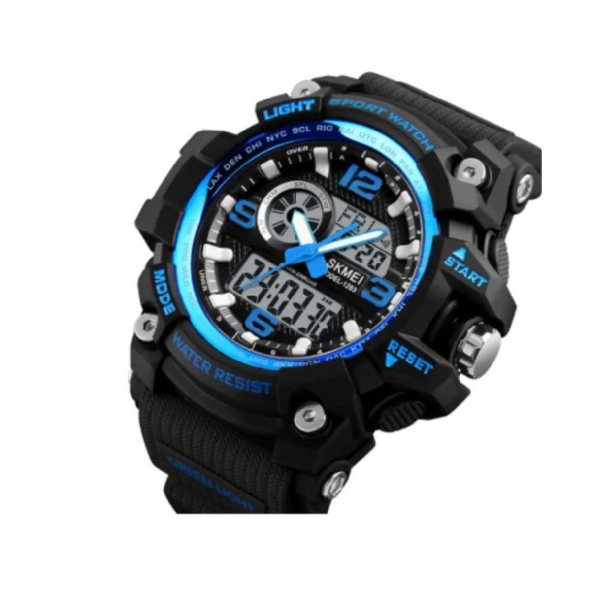 SKMEI - Reloj Skmei Dual Time Hombre Azul