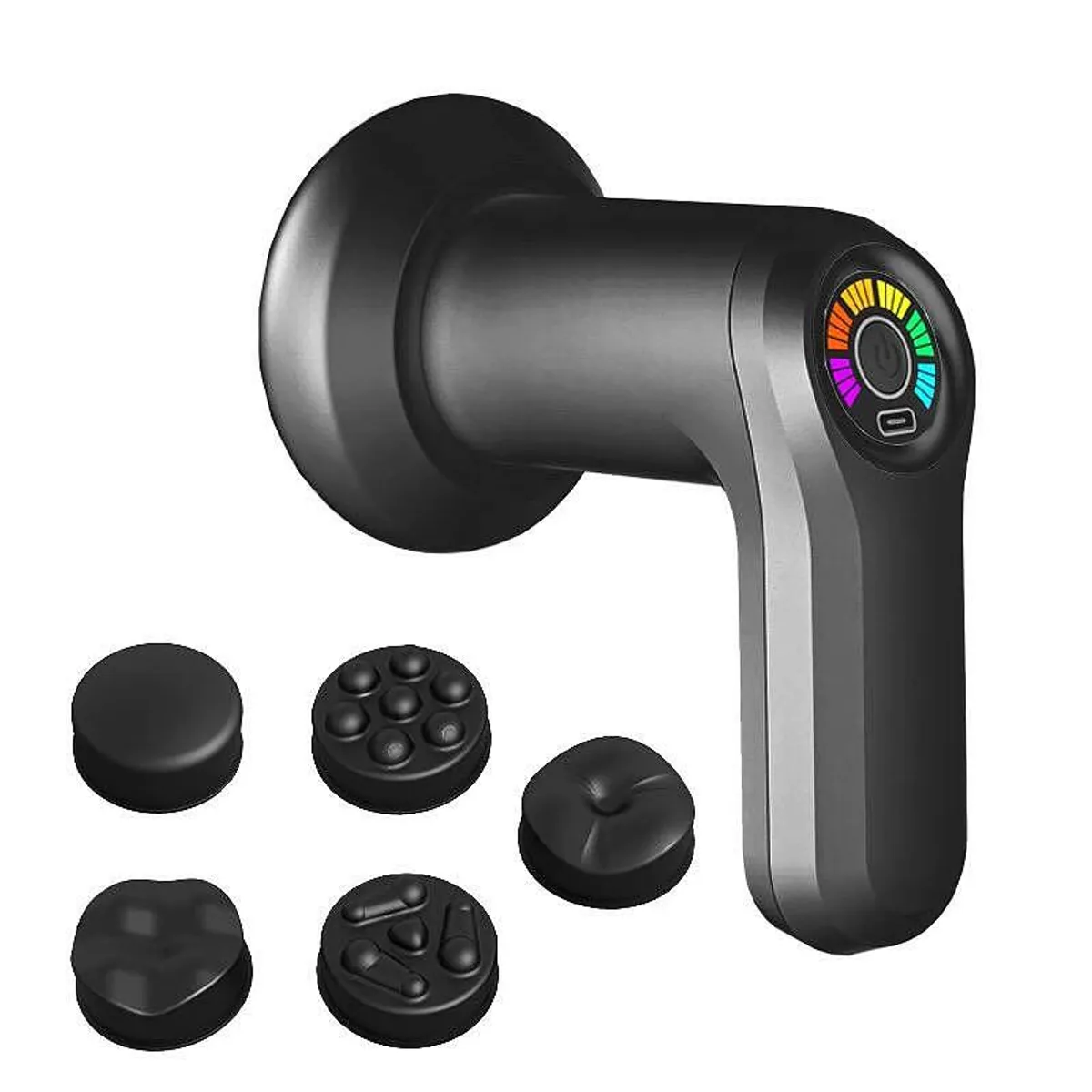 OEM - Pistola Masajeadora Shiatsu Yx-720 Inalámbrica 5 Cabezas Recargable