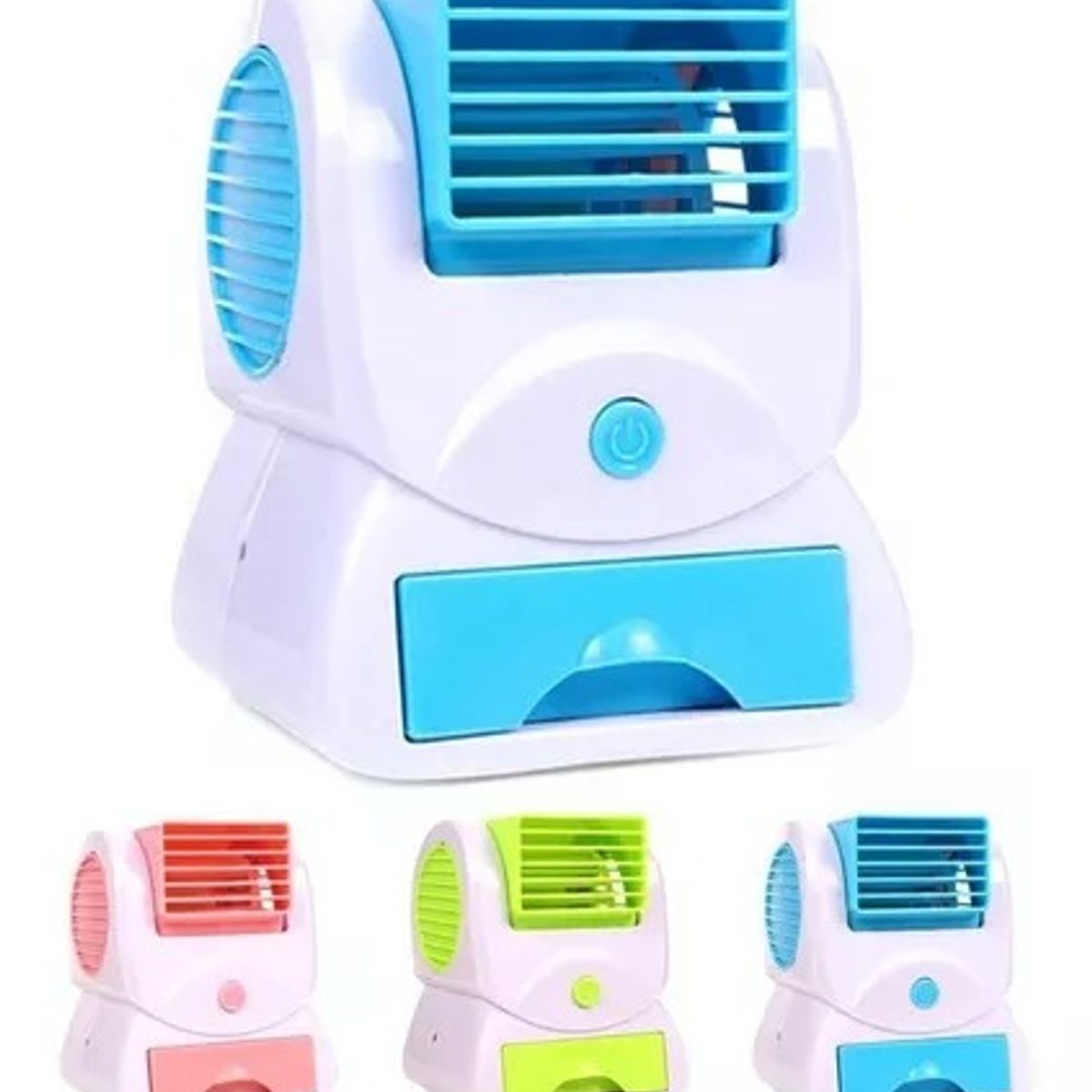 OEM - Mini Ventilador Ambientador Usb Portatil de Una Salida - Azul