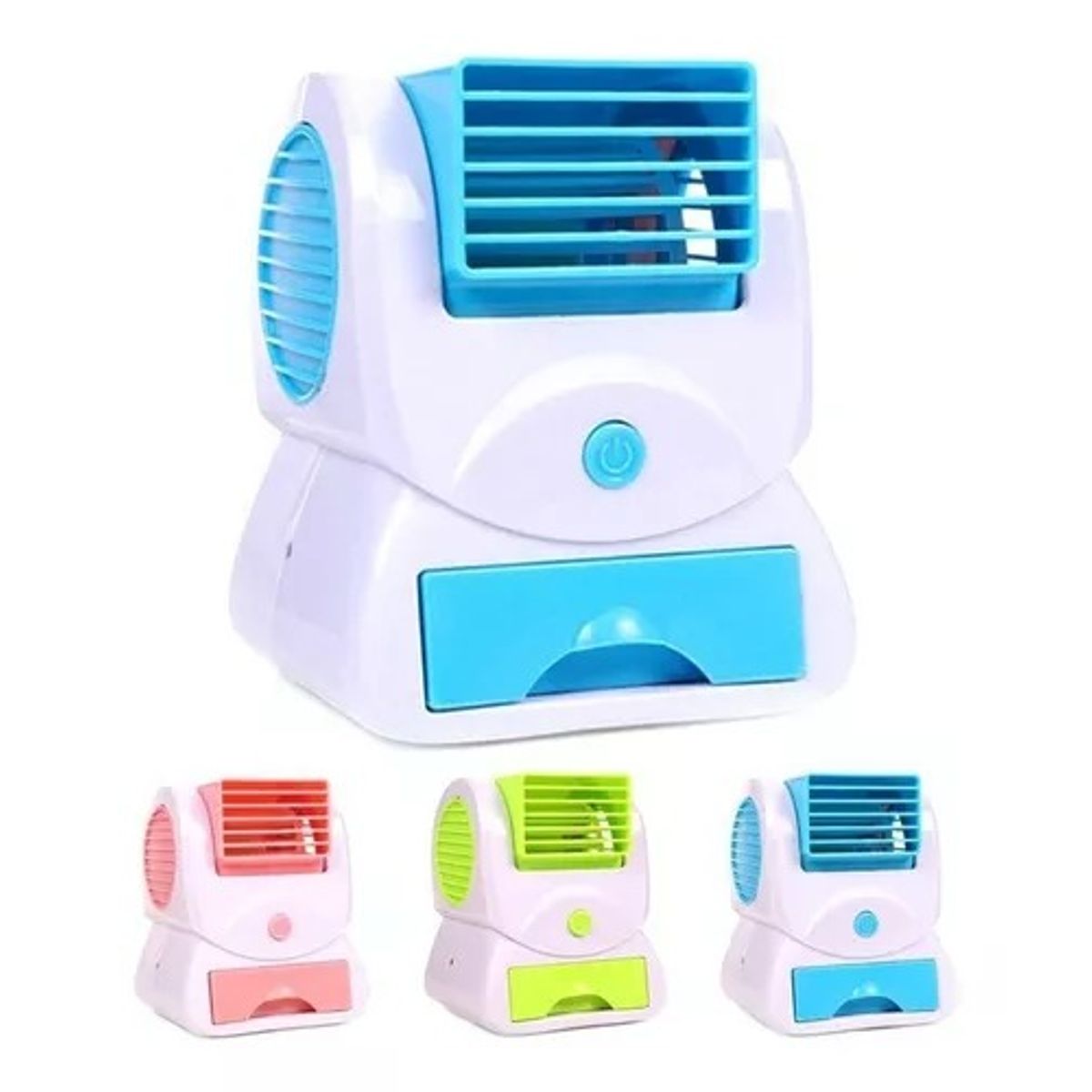 OEM - Mini Ventilador Ambientador Usb Portatil de Una Salida - Azul