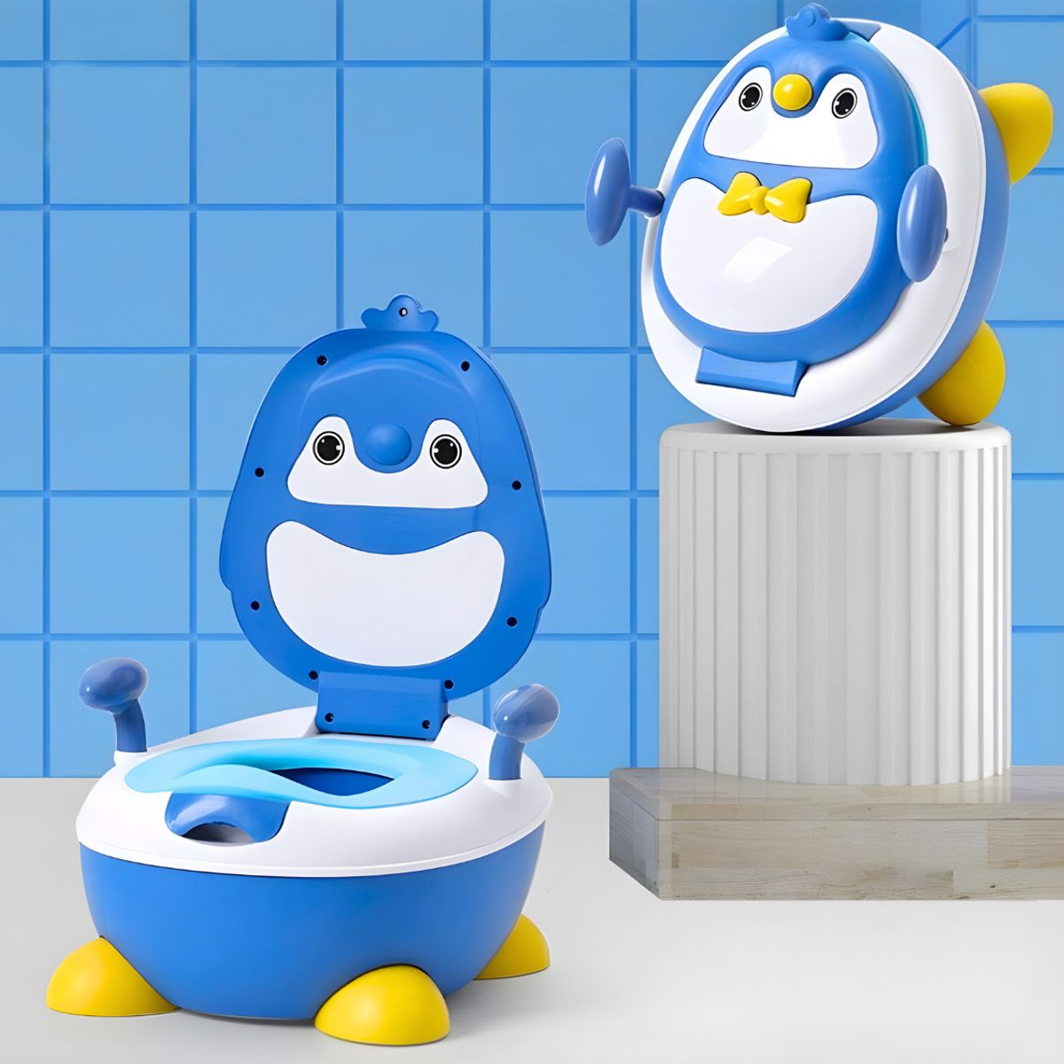 SM - BACIN ENTRENAMIENTO INODORO PARA BEBES NIÑOS INFANTIL AZUL