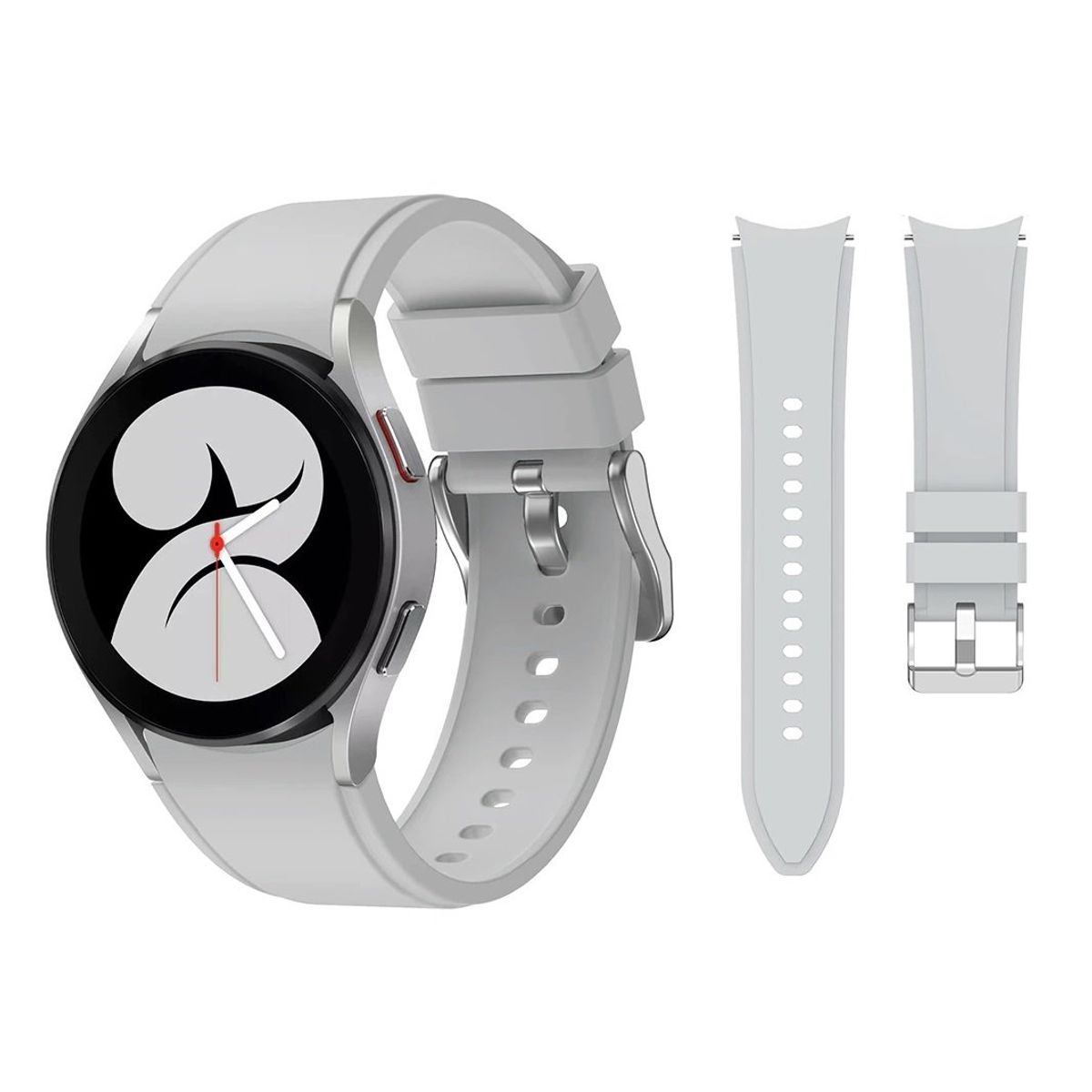 GENERICO - Correa Silicona 1 para SAMSUNG GALAXY WATCH FE - Plomo