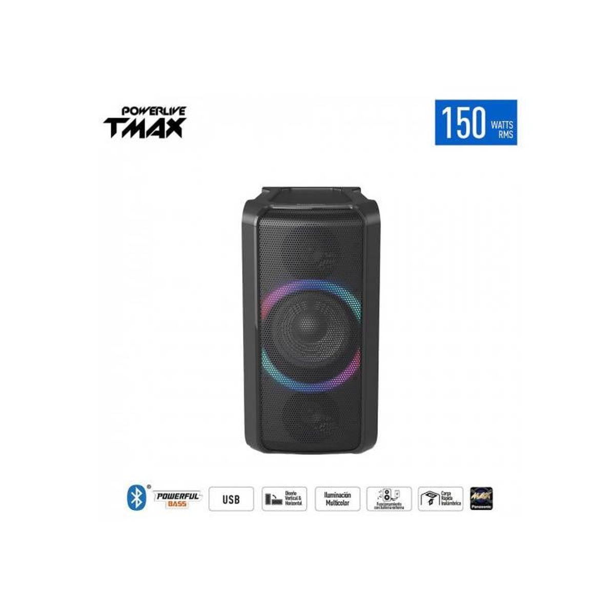 PANASONIC - Parlante Panasonic One Box Sistema Hi-Fi SC-TMAX5EG 150 Watts - Negro