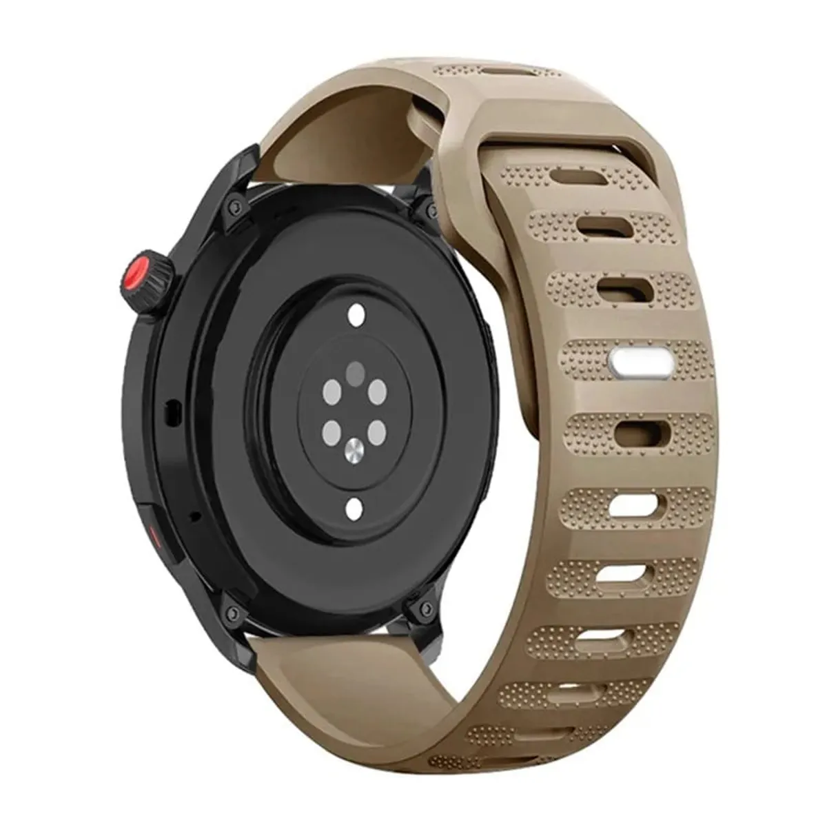 GENERICO - Correa Silicona SPG para SAMSUNG GALAXY WATCH FE - Beige