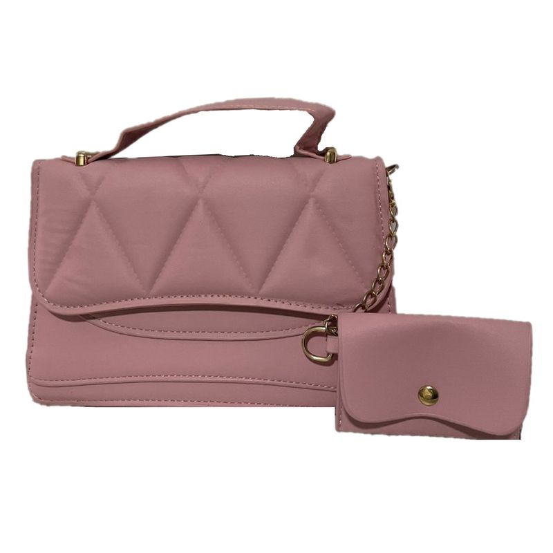 GENERICO - Cartera con Mini monedero 2 en 1 Cuero Sintetico