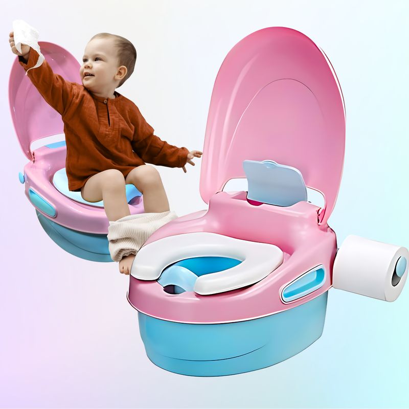 SM - BACIN ENTRENAMIENTO INODORO PARA BEBES NIÑOS INFANTIL ROSADO