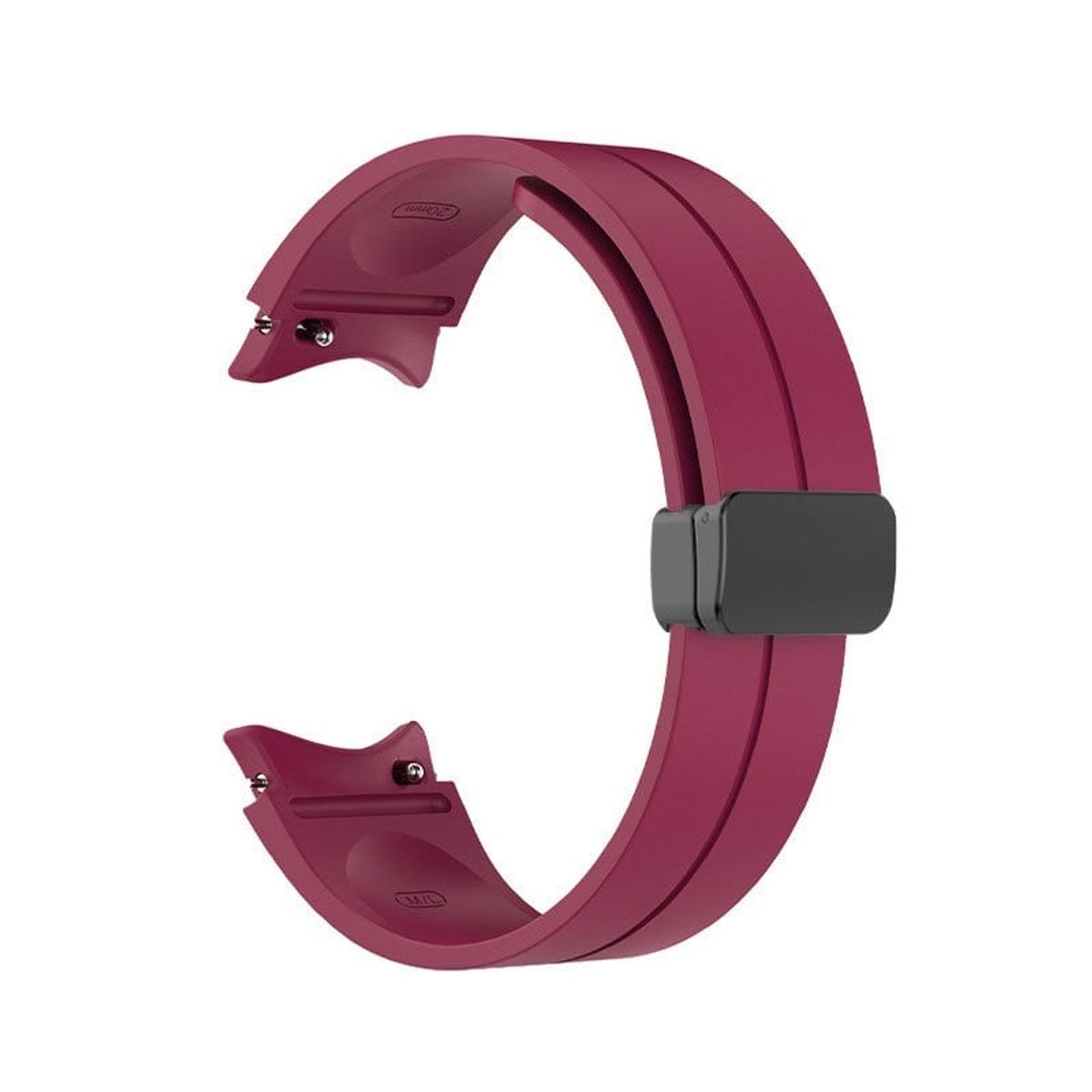 GENERICO - Correa Silicona Iman para SAMSUNG GALAXY WATCH FE - Vino