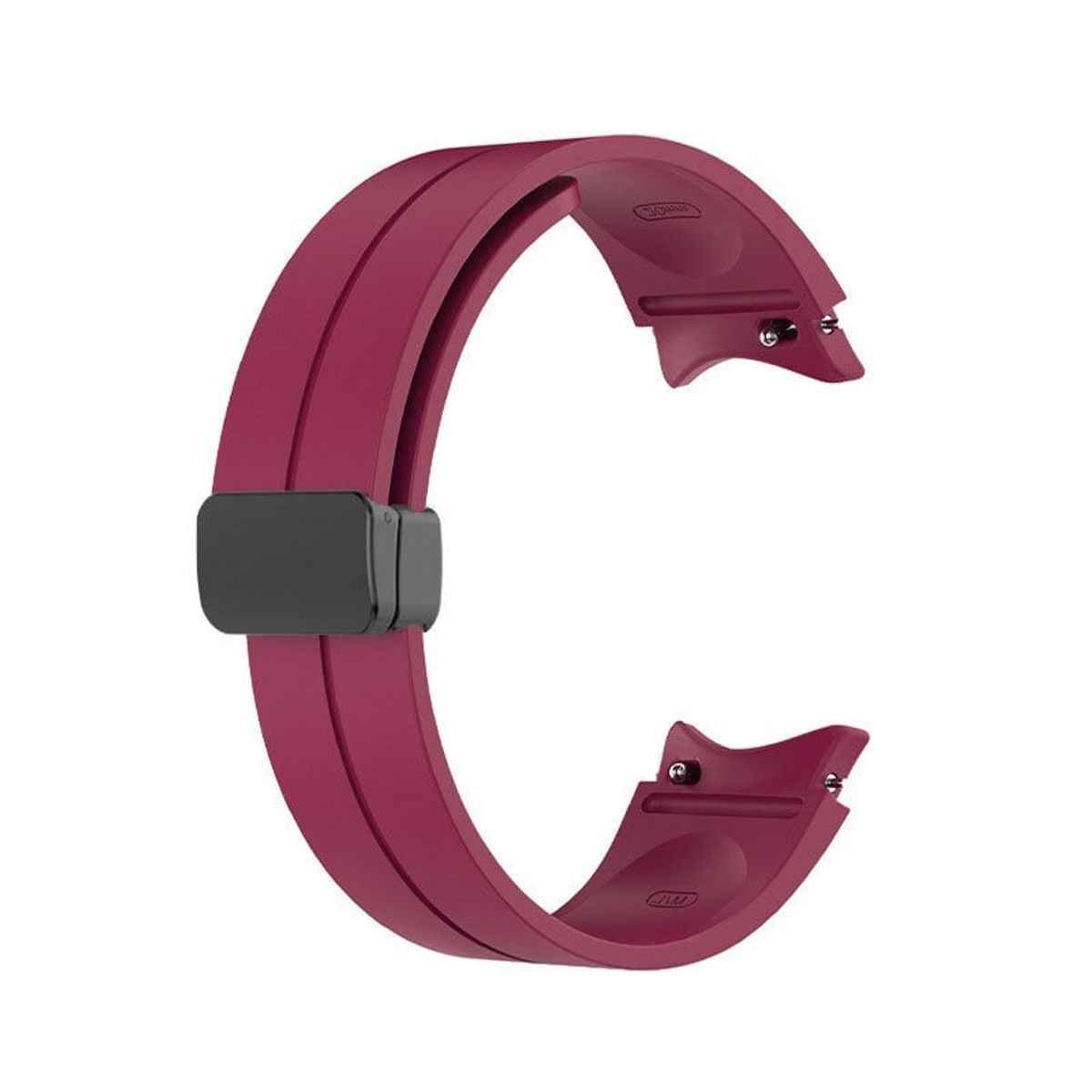 GENERICO - Correa Silicona Iman para SAMSUNG GALAXY WATCH FE - Vino
