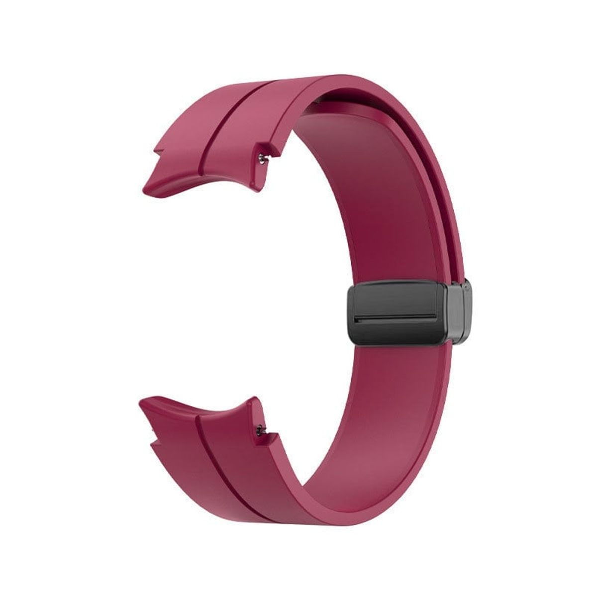 GENERICO - Correa Silicona Iman para SAMSUNG GALAXY WATCH 7 - Vino