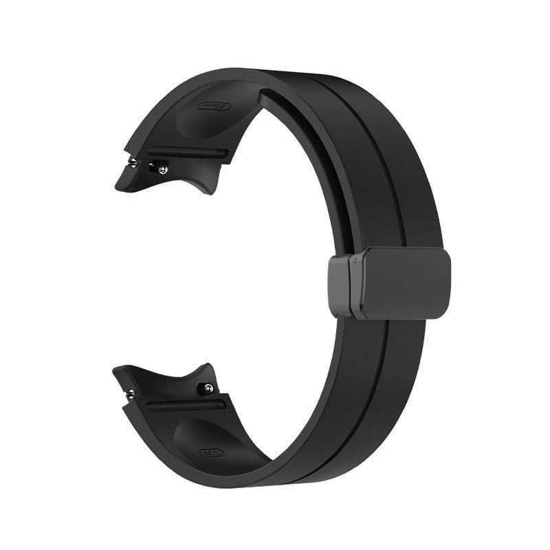 GENERICO - Correa Silicona Iman para SAMSUNG GALAXY WATCH FE  - Negro