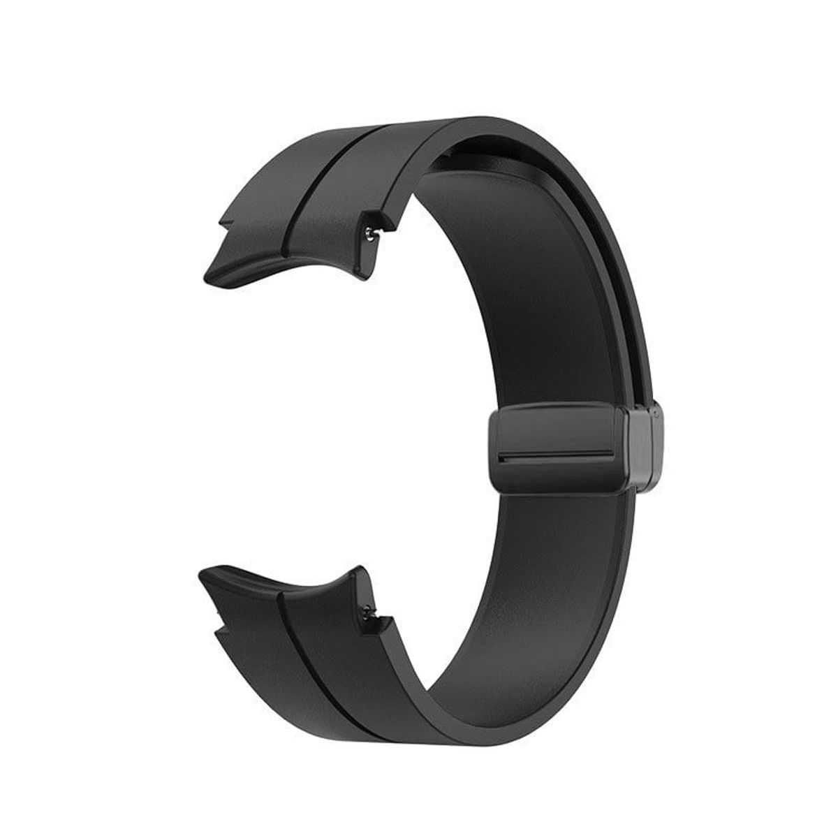 GENERICO - Correa Silicona Iman para SAMSUNG GALAXY WATCH 7  - Negro