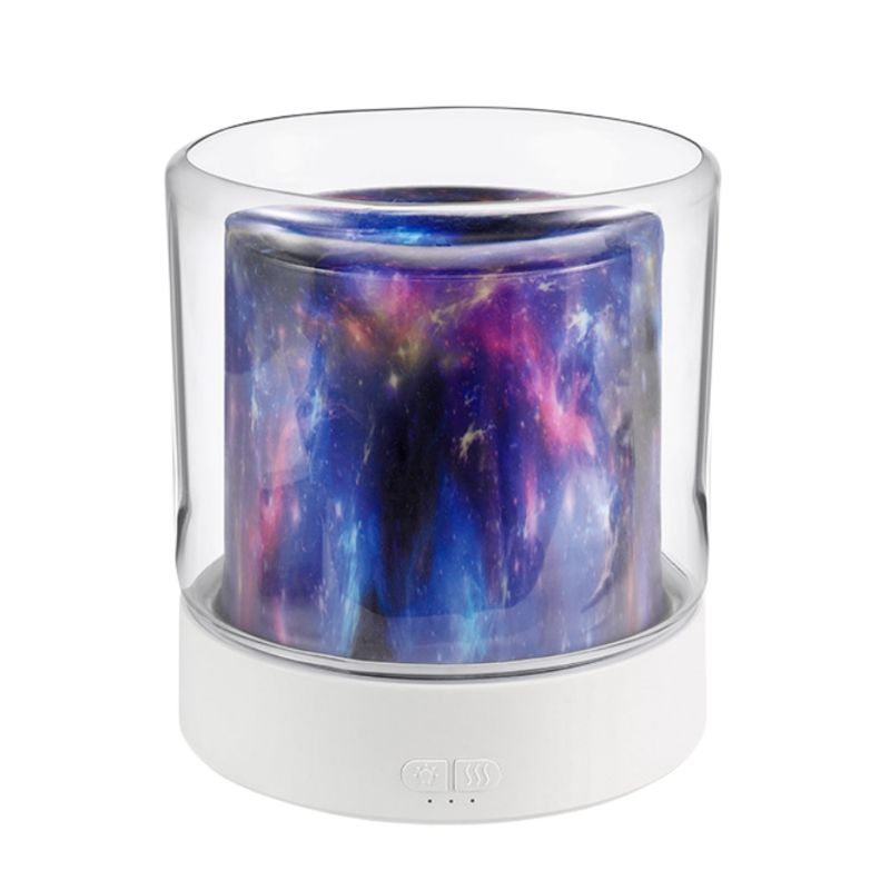 GENERICO - Difusor 300 ml Ultrasonic Blanco STAR SKY + 1 Aceite