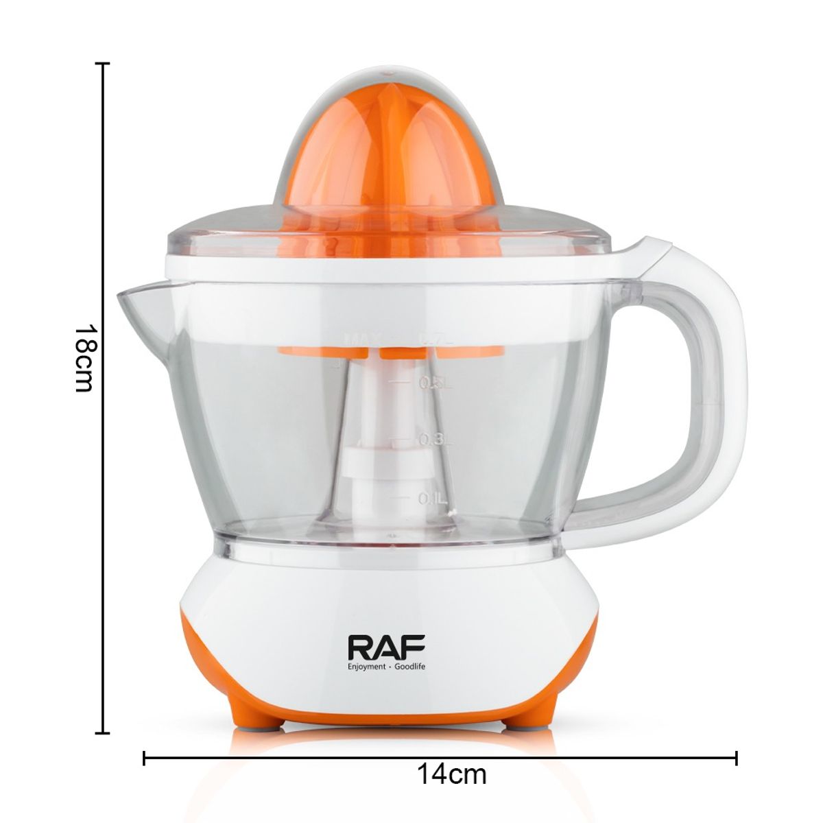 OEM - Licuadora Exprimidora de Naranjas Manual Mini de 700 ml de Capacidad