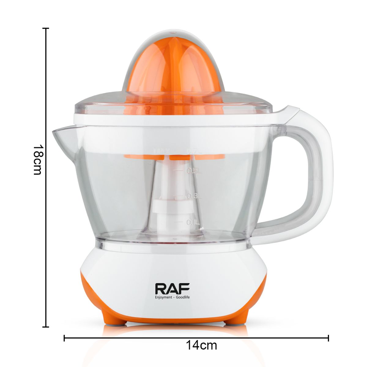 OEM - Licuadora Exprimidora de Naranjas Manual Mini de 700 ml de Capacidad