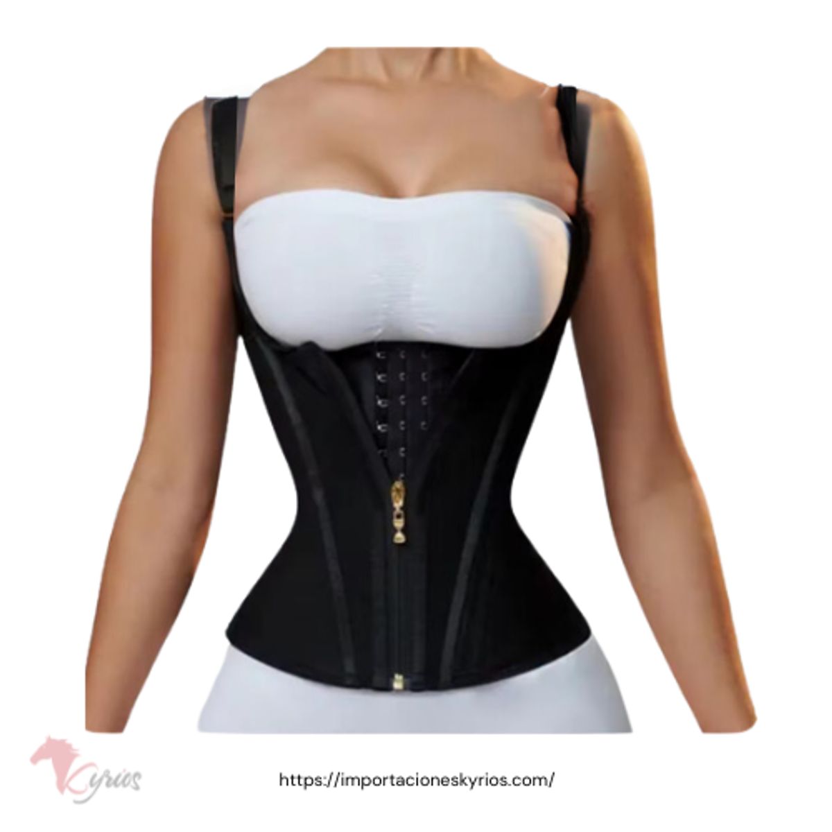 NACIONAL - Faja Chaleco Reloj Ajustable Cierre Moldeadora Y Reductora CD-SO154