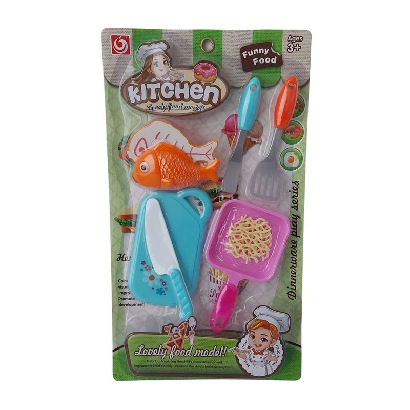 GENERICO - Set de Cocina de Juguete para Niños - Modelo Pescadito