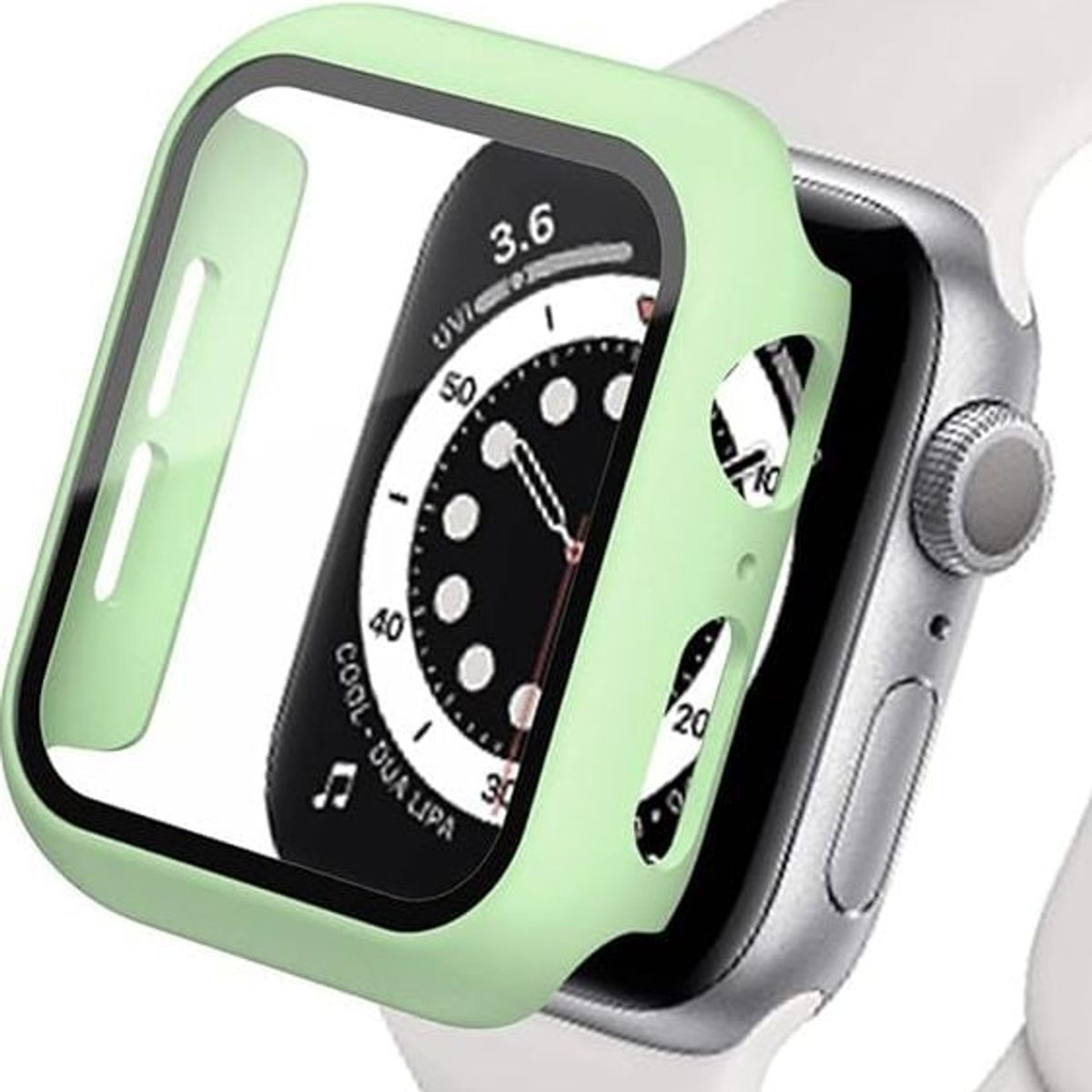 GENERICO - Case Bumper APPLEWATCH con Vidrio incorporado 44mm