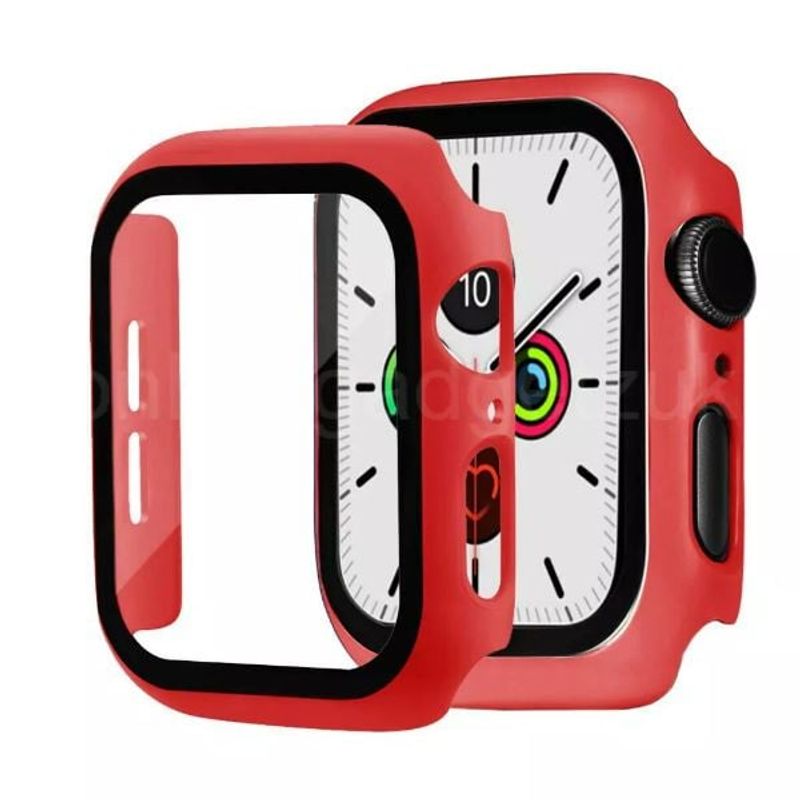 GENERICO - Case Bumper APPLEWATCH con Vidrio incorporado 44mm