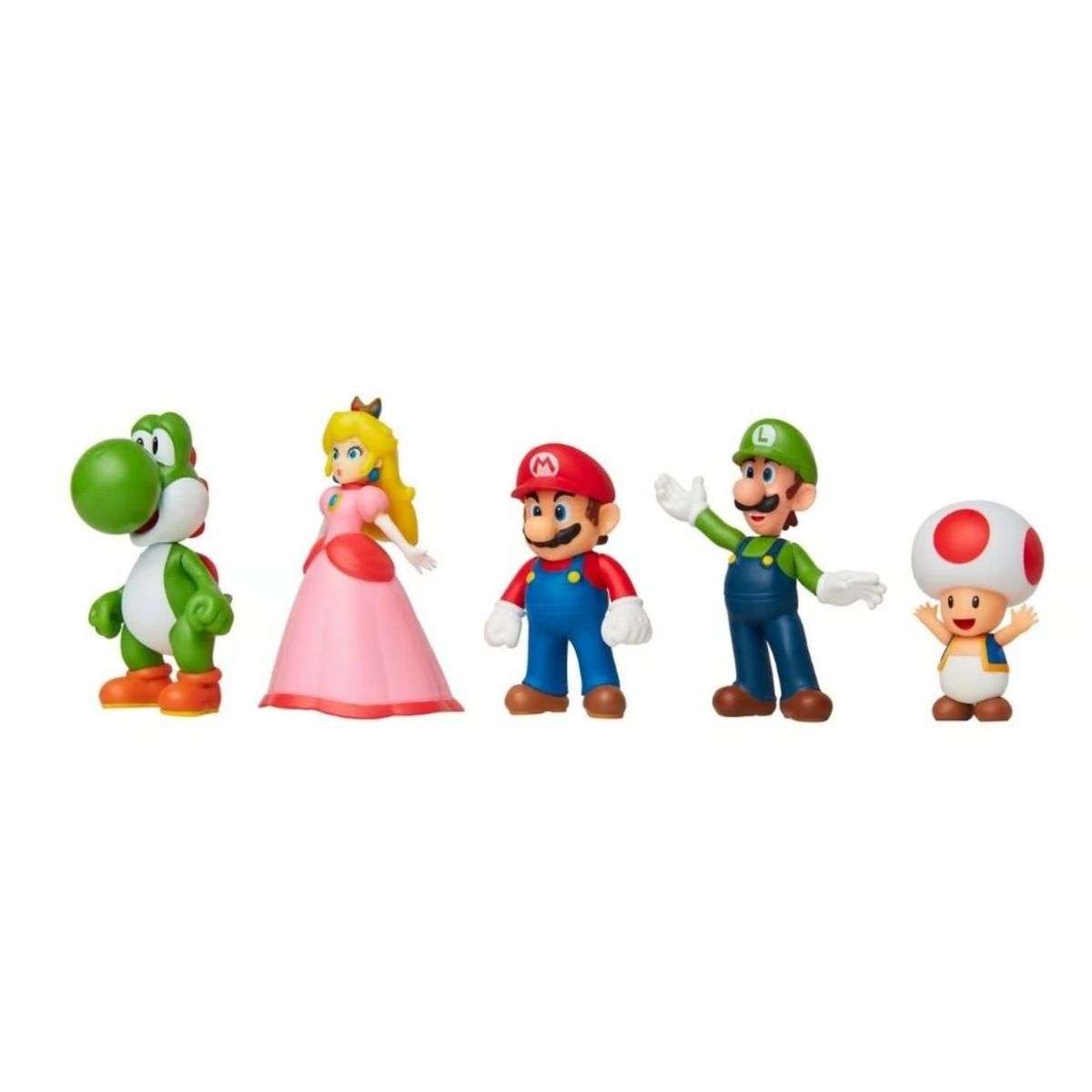 NINTENDO - Set Mario Bros y Sus Amigos 5 Figuras