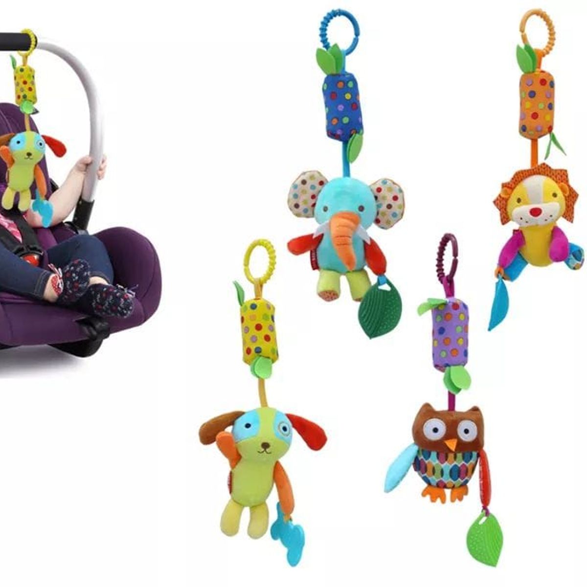 GENERICO - Sonaja para estimulación - colgante sensorial LEON