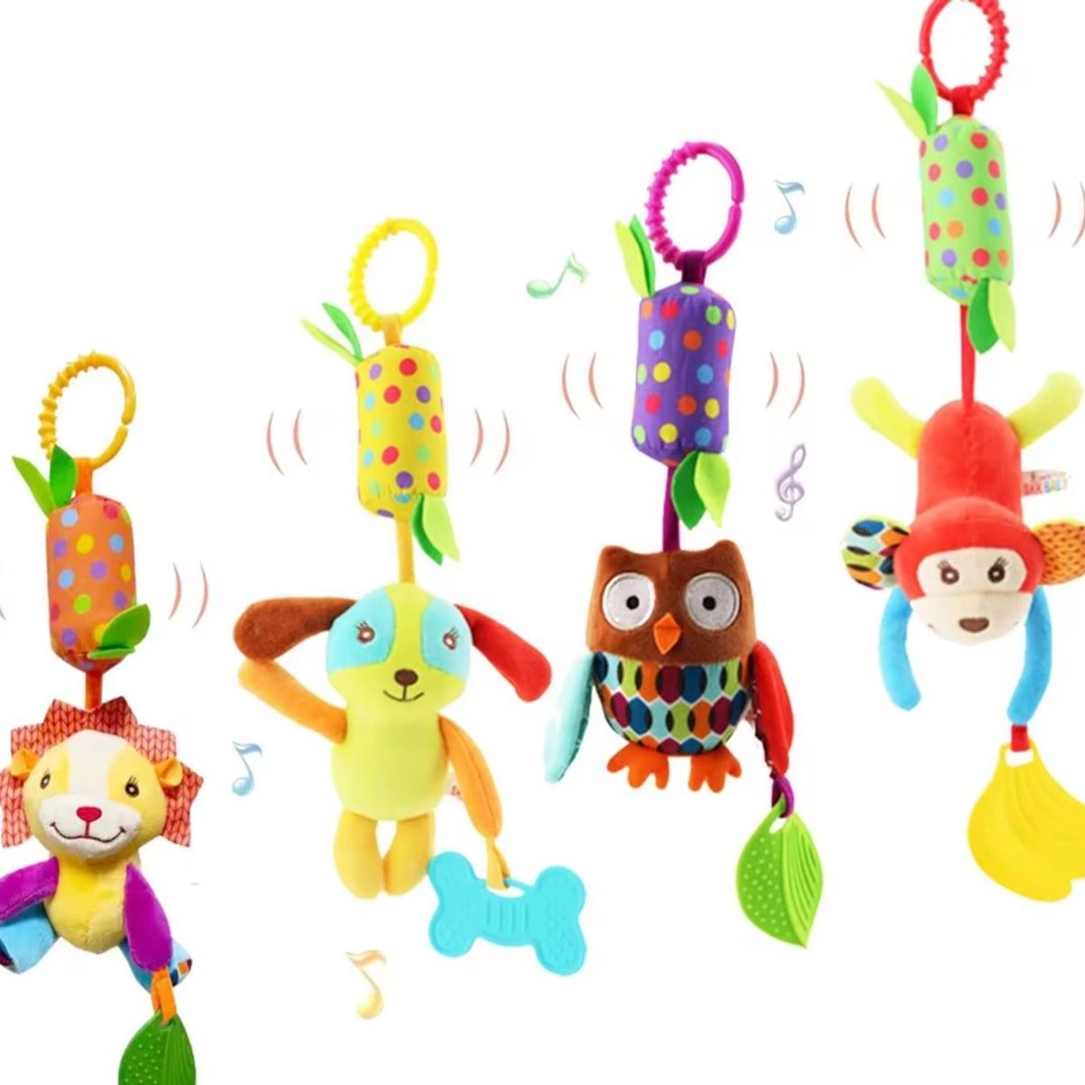 GENERICO - Sonaja para estimulación - colgante sensorial LEON