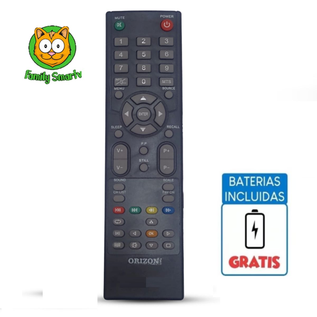 UNIVERSAL - Control remoto orizon para smart tv Led