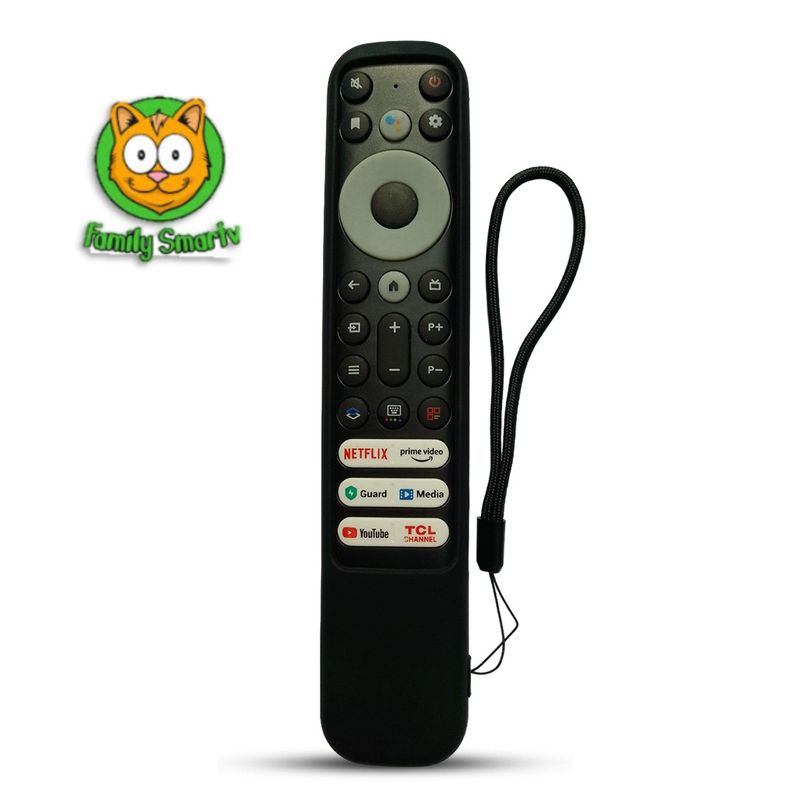 TCL - Funda de silicona para Control remoto Tcl Rc902v Negro Abierta