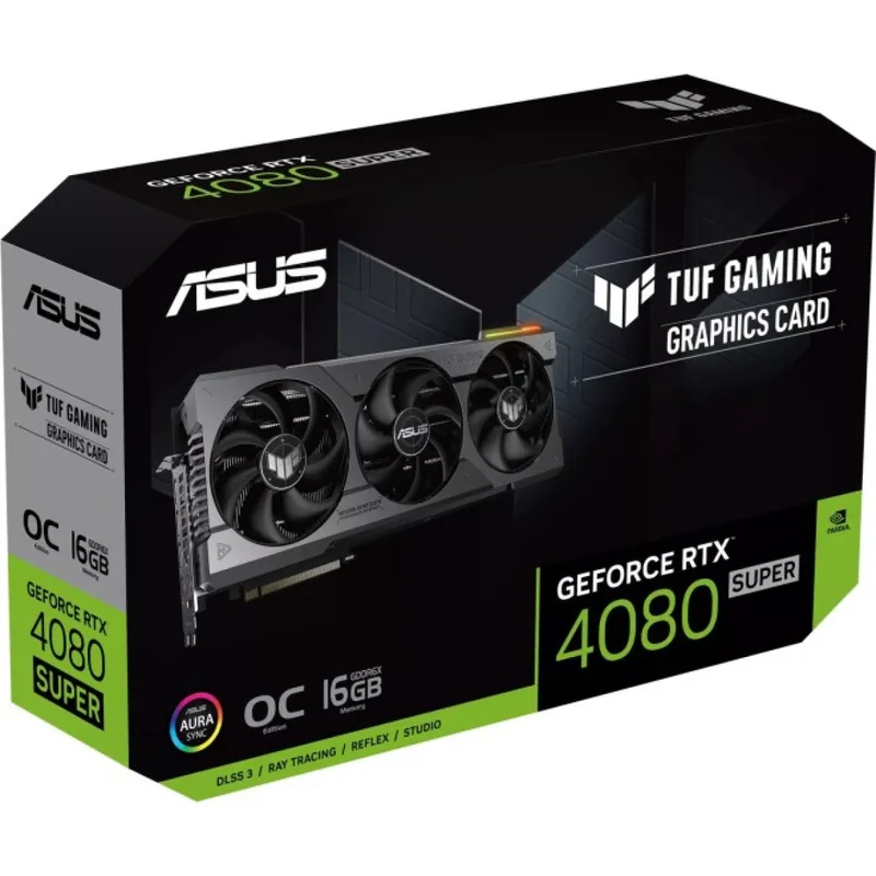 ASUS - Tarjeta de video ASUS TUF Gaming GeForce RTX 4080 SUPER 16GB OC